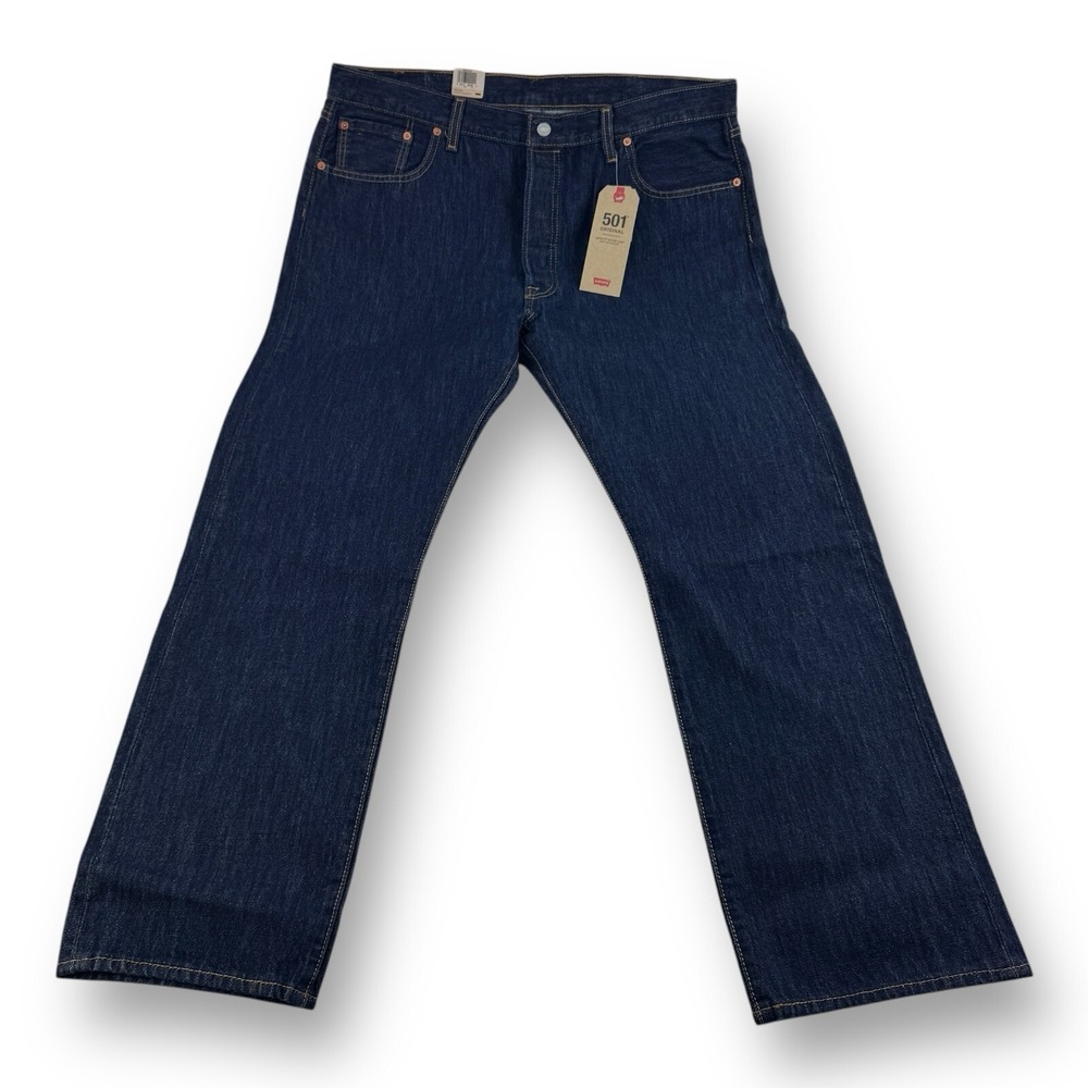 Levi's 501 Original 5-Pocket‎ Cotton Jeans Blue Men's Size 40x32 NWT
